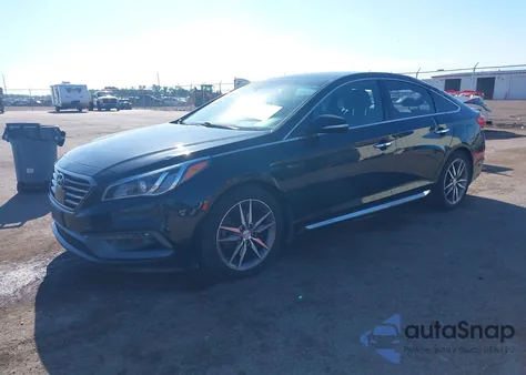 2015 Hyundai Sonata Sport 2.0T из США, поврежденный, VIN 5NPE34AB5FH081853